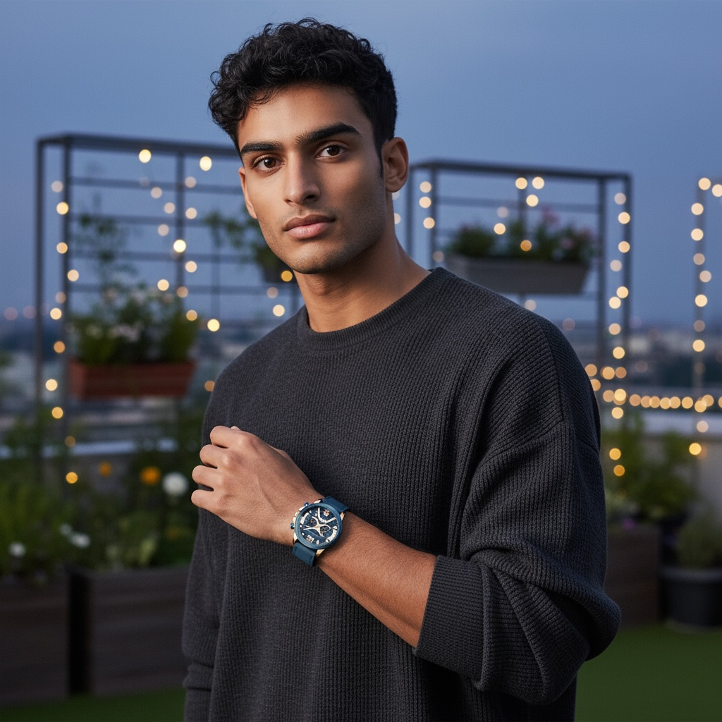 Luxury Multifunctional Waterproof Quartz Watch for Men – Sport & Classic Design by Wave & Hang