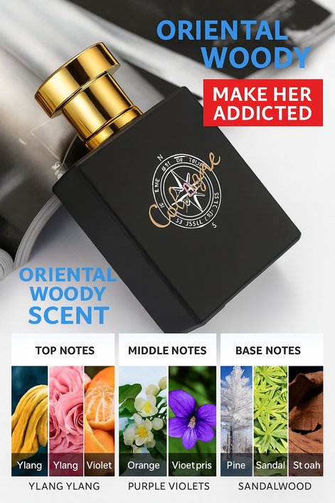 Ocean Breeze Men’s Cologne | Fresh & Long-Lasting 50ml Fragrance by Wave & Hang