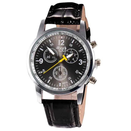 Unisex Fashion Leather Quartz Watch – Casual & Elegant Style