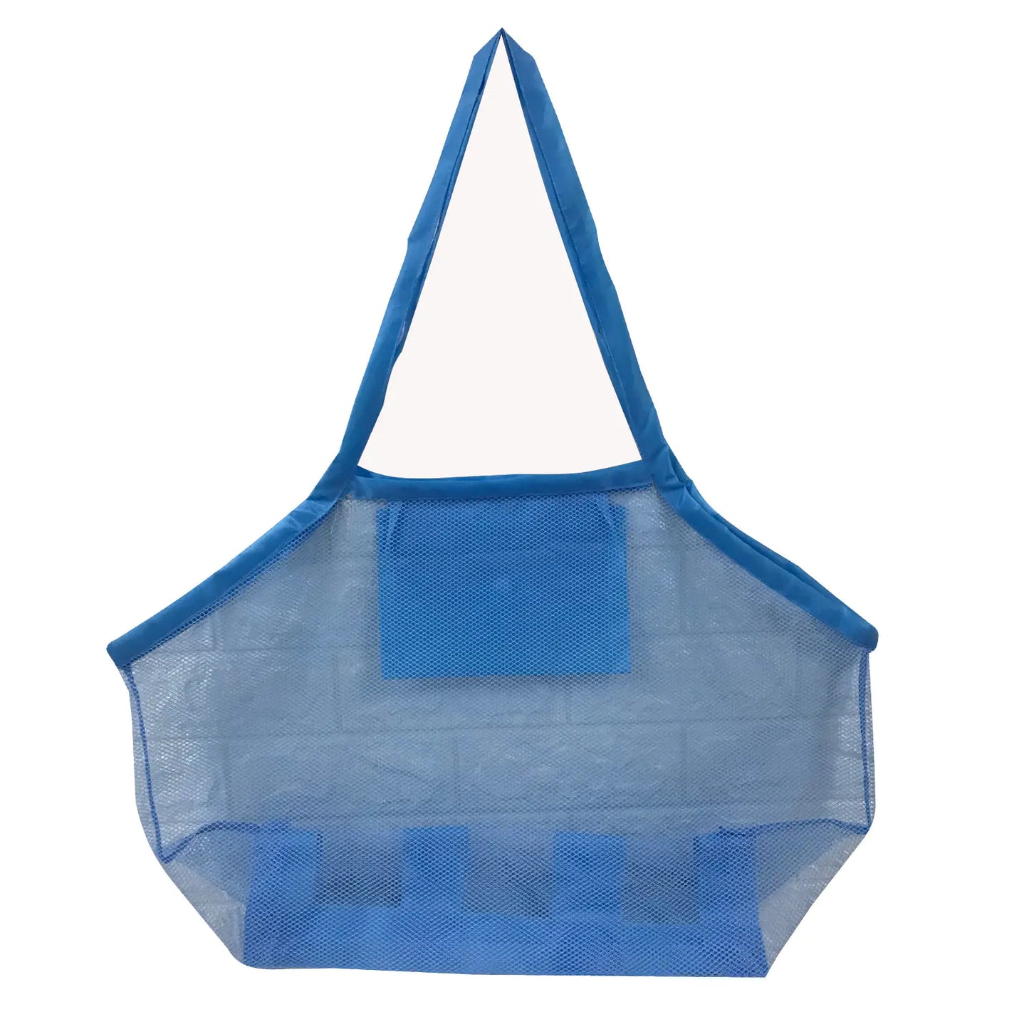 Summer Portable Mesh Beach Bag – Lightweight Toy & Shell Organizer for Kids