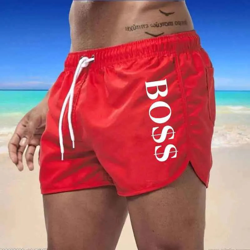 Men’s Multi-Color Beach Shorts – Stylish Polyester Swimwear