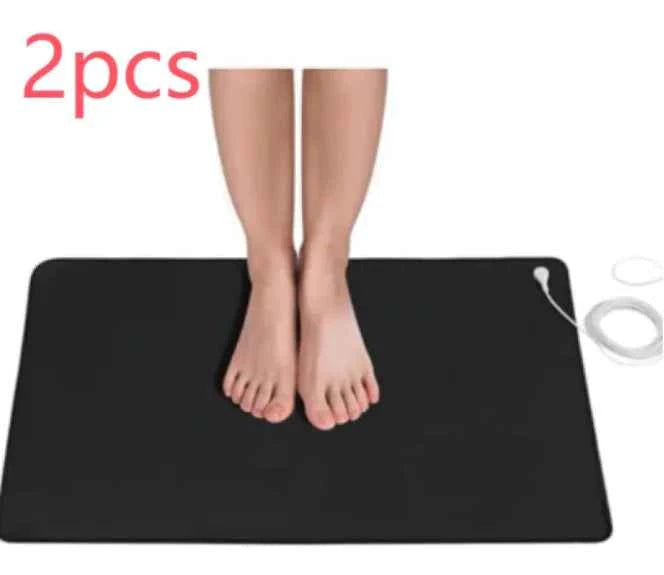 Conductive Leather Yoga Mat – Eco-Friendly Grounding Mat with Non-Slip Surface