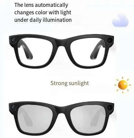 AI Tech Smart Glasses - HD Video Recording & Touch Controls