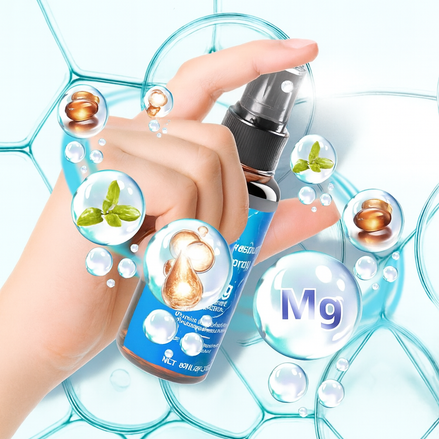 Magnesium Oil Spray 60ml – Natural Topical Mineral Spray for Muscle Relaxation, Pain Relief & Restful Sleep | Fast-Absorbing Body Wellness Mist