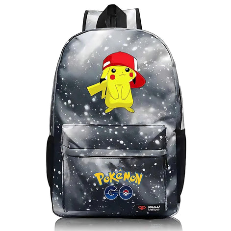 Pokémon Pikachu Backpack – Anime Style School Bag for Students & Fans (Unisex) by Wave & Hang