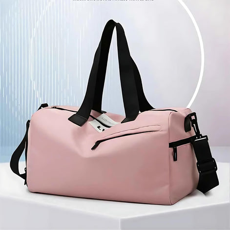 Waterproof Sports Gym Bag With Wet Pocket And Shoe Compartment Large Capacity Travel Duffle by Wave & Hang