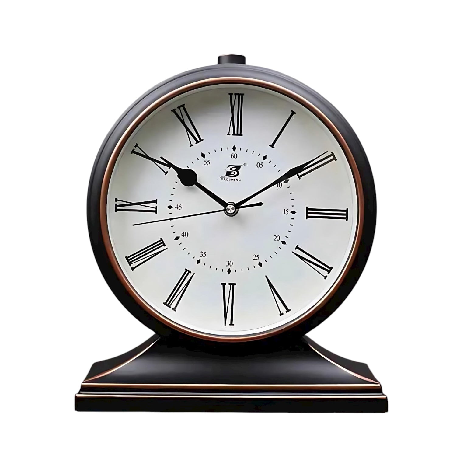 Vintage Quartz Pendulum Desk Clock | Timeless Elegance | Perfect Decor for Home by Wave & Hang