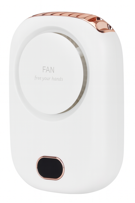 Portable Neck Fan USB Rechargeable Hands Free Mini Cooling Fan 135g Lightweight Ideal by Wave & Hang