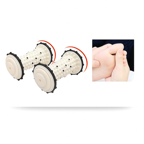 Foot Roller Massager for Plantar Fasciitis Hot and Cold Therapy by Wave & Hang