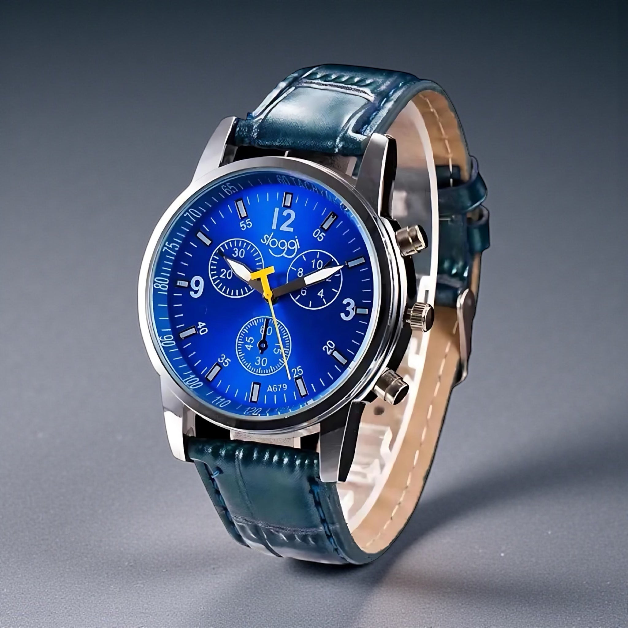 Unisex Fashion Leather Quartz Watch – Casual & Elegant Style by Wave & Hang