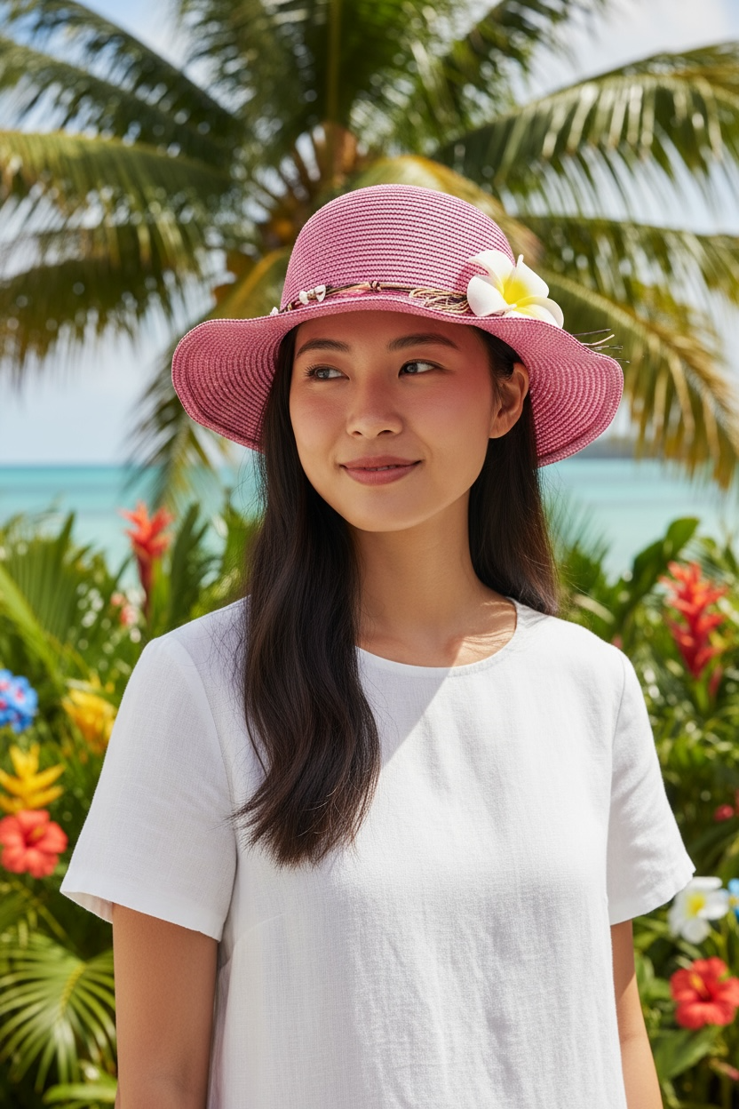 Versatile Summer Straw Hat for Women | UV Protection & Style by Wave & Hang