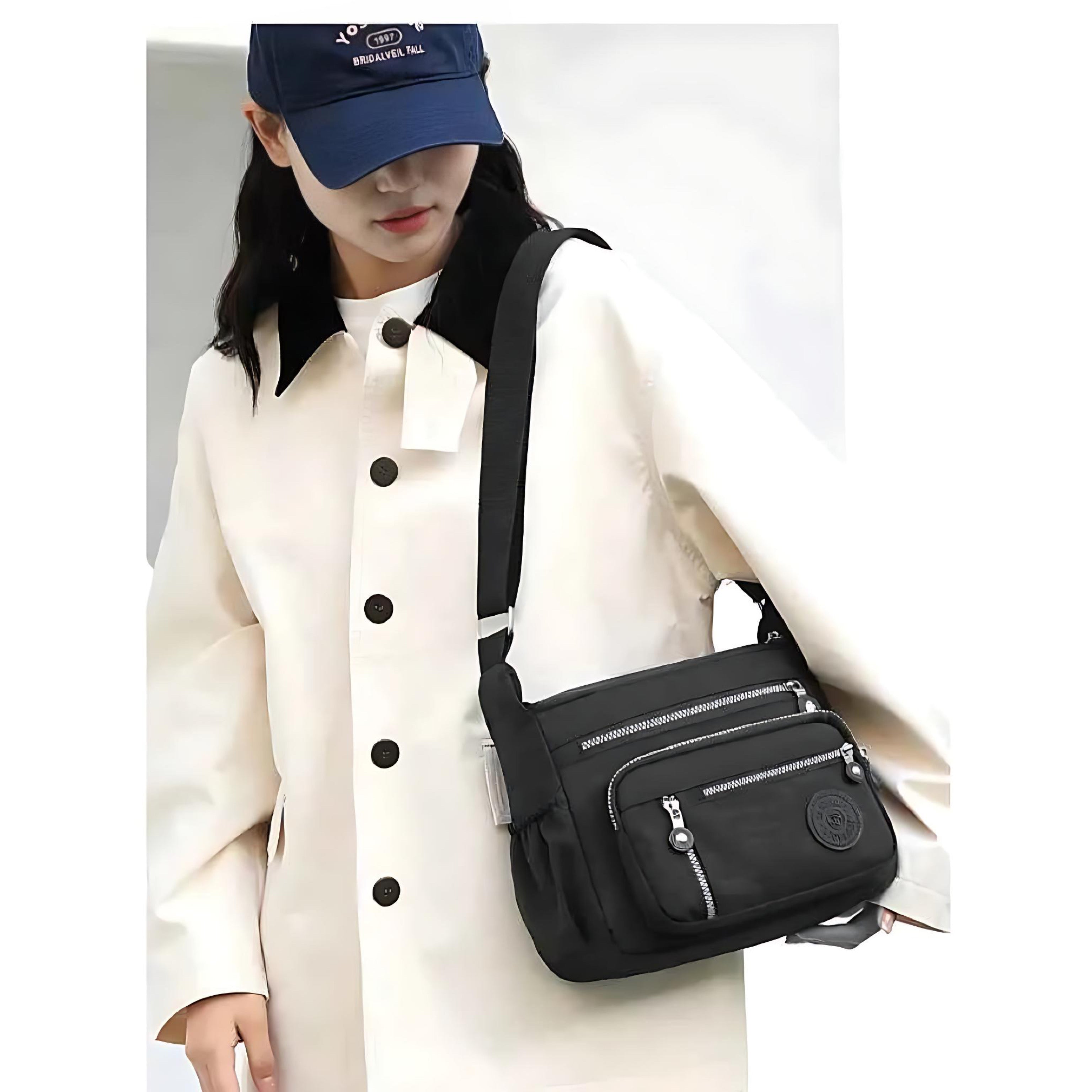 Nylon Crossbody Bag – Lightweight & Stylish for Women by Wave & Hang