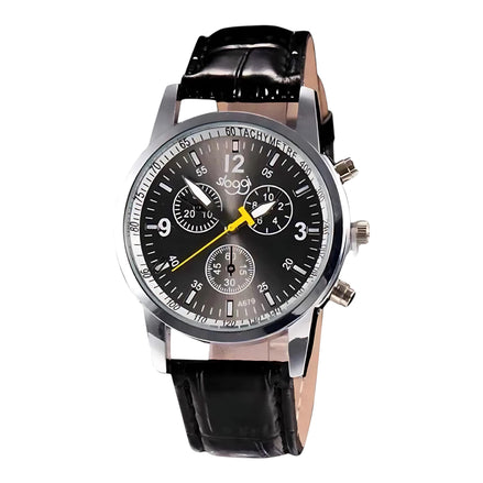 Unisex Fashion Leather Quartz Watch – Casual & Elegant Style by Wave & Hang