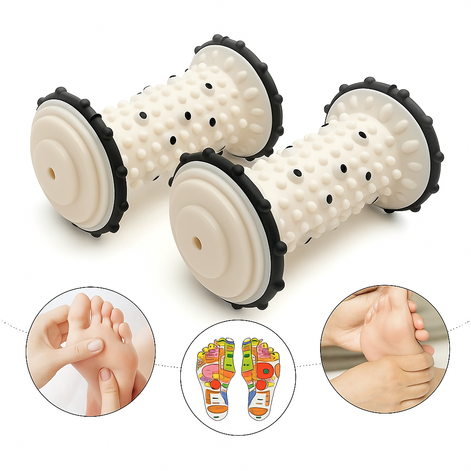 Foot Roller Massager for Plantar Fasciitis Hot and Cold Therapy by Wave & Hang