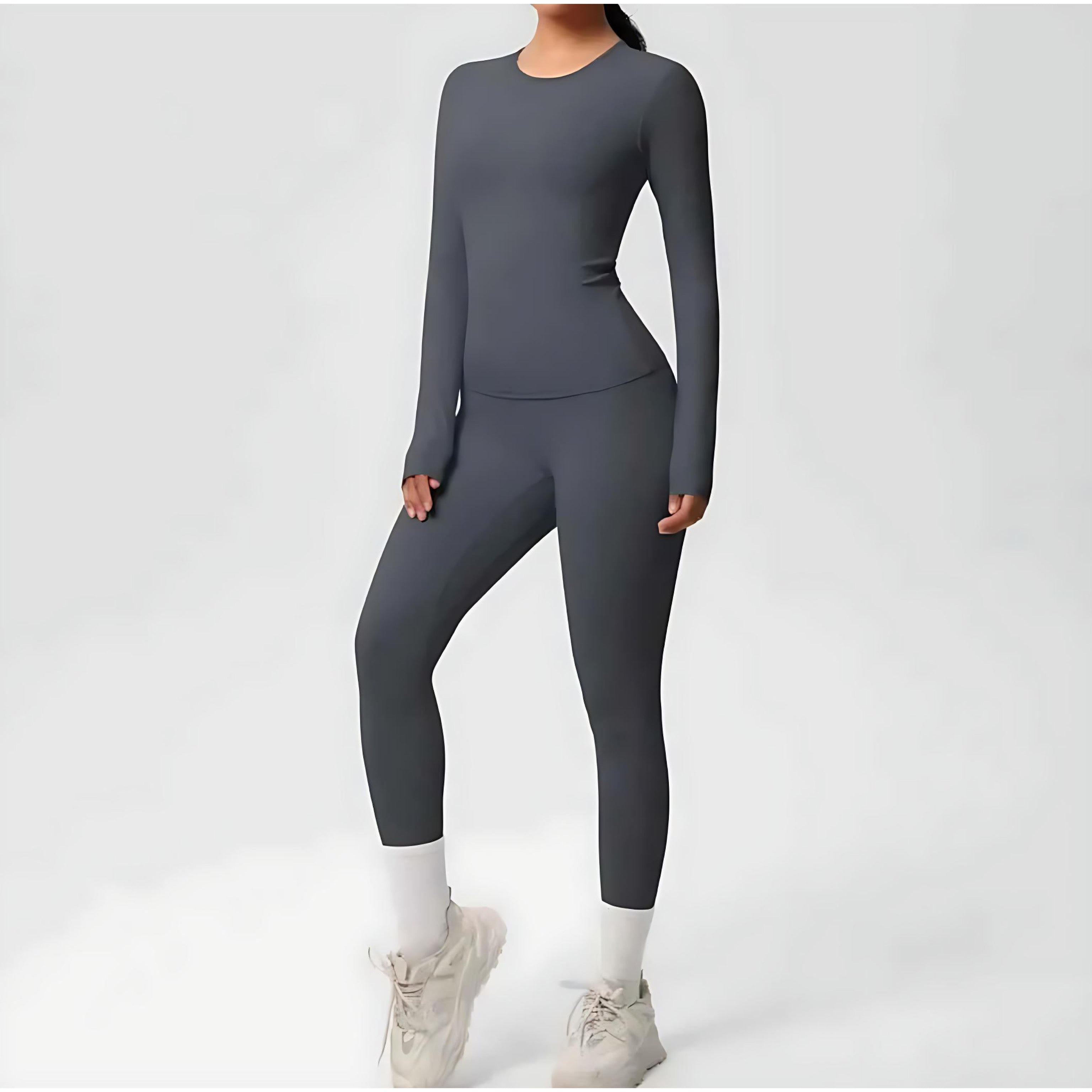 Premium Double-Sided Yoga Suit – Seamless, Stretch & Comfort by Wave & Hang