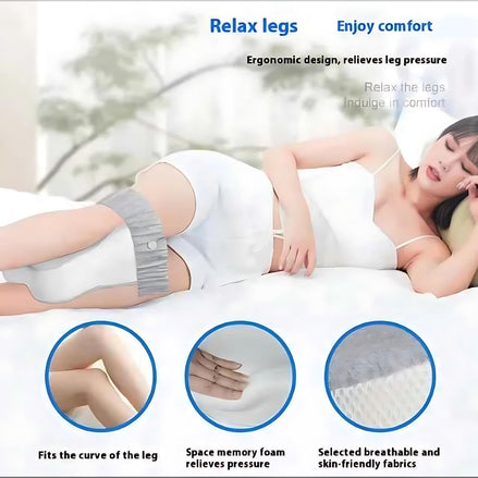 Orthopedic Memory Foam Pillow For Neck And Spine Alignment With Ergonomic Support And Breathable Cover by Wave & Hang