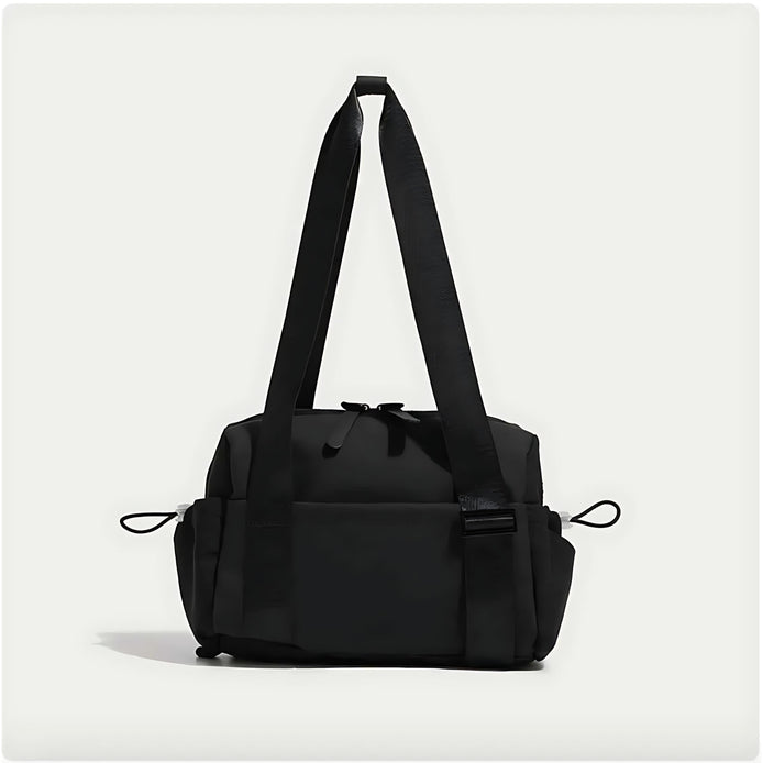 Sports Duffel Bag Lightweight Nylon Water Resistant Shoulder Strap by Wave & Hang