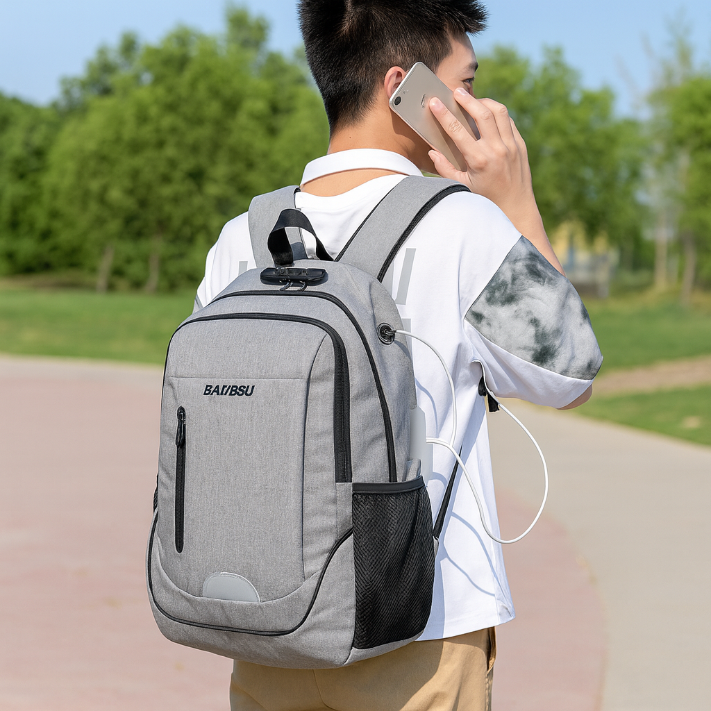 🎒 Dual Leisure Travel Laptop Backpack – Waterproof, Lightweight & Multi-Compartment