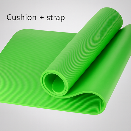 NBR Textured Yoga Mat – Extra Thick, Non-Slip & Cushioned for Comfort by Wave & Hang