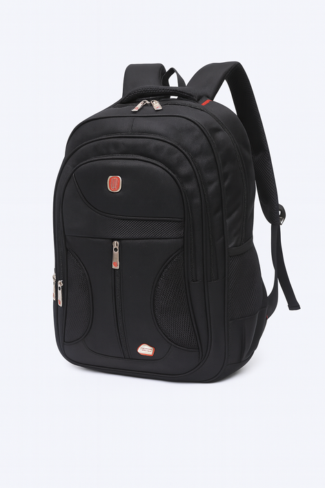 Sleek Black Laptop Backpack – Durable, Waterproof & Multi-Purpose