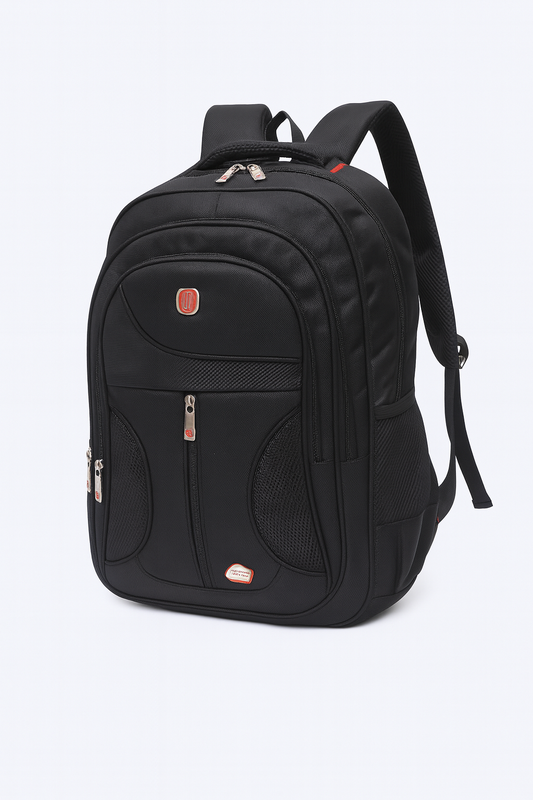 💼 Sleek Black Laptop Backpack – Durable, Waterproof & Multi-Purpose