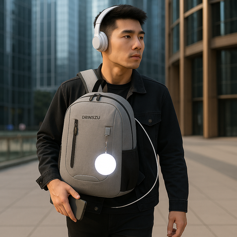 Heart LED Purse Light – Motion-Sensing Charm for Bags by Wave & Hang