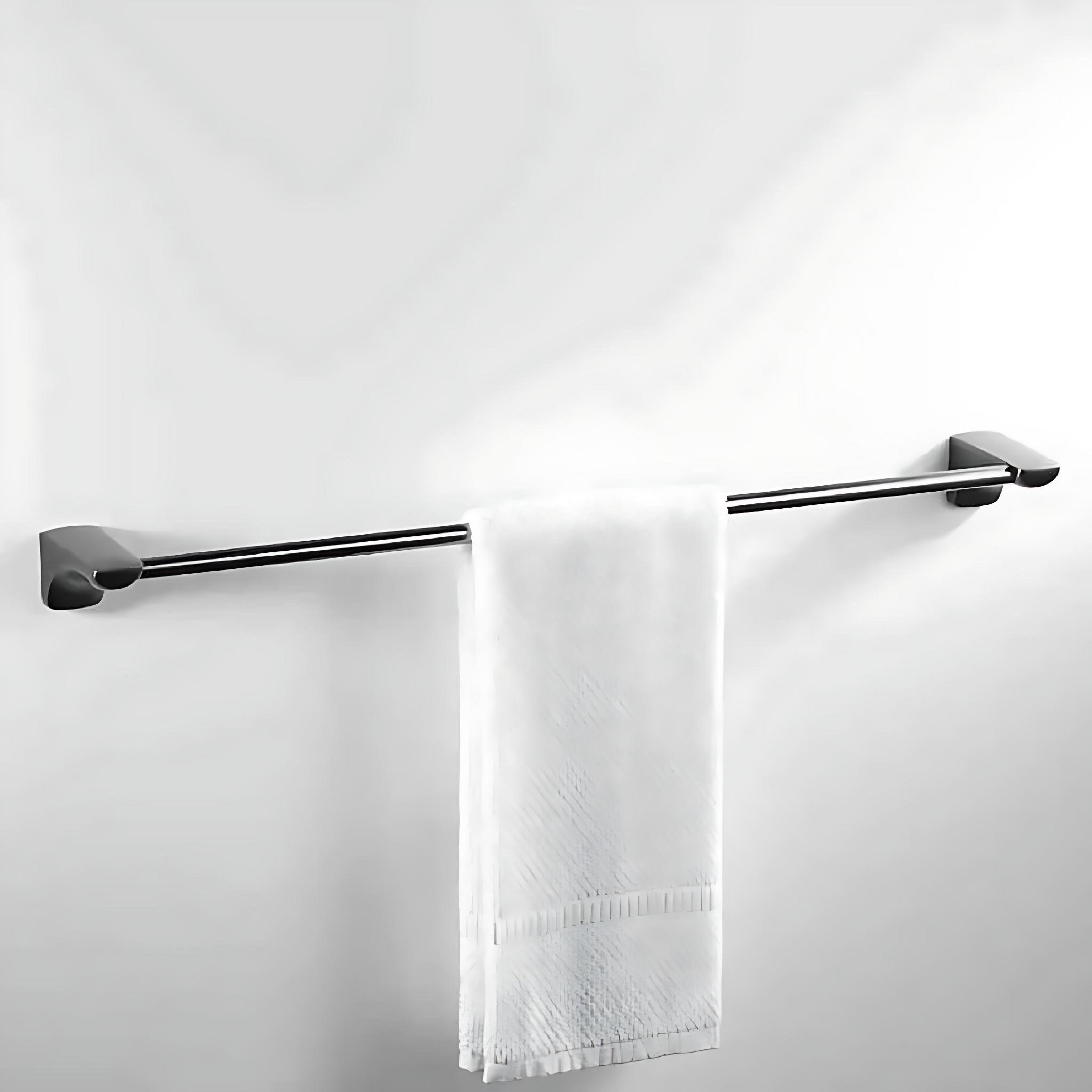 304 Stainless Steel Towel Rack Set – Rustproof & Modern Design by Wave & Hang
