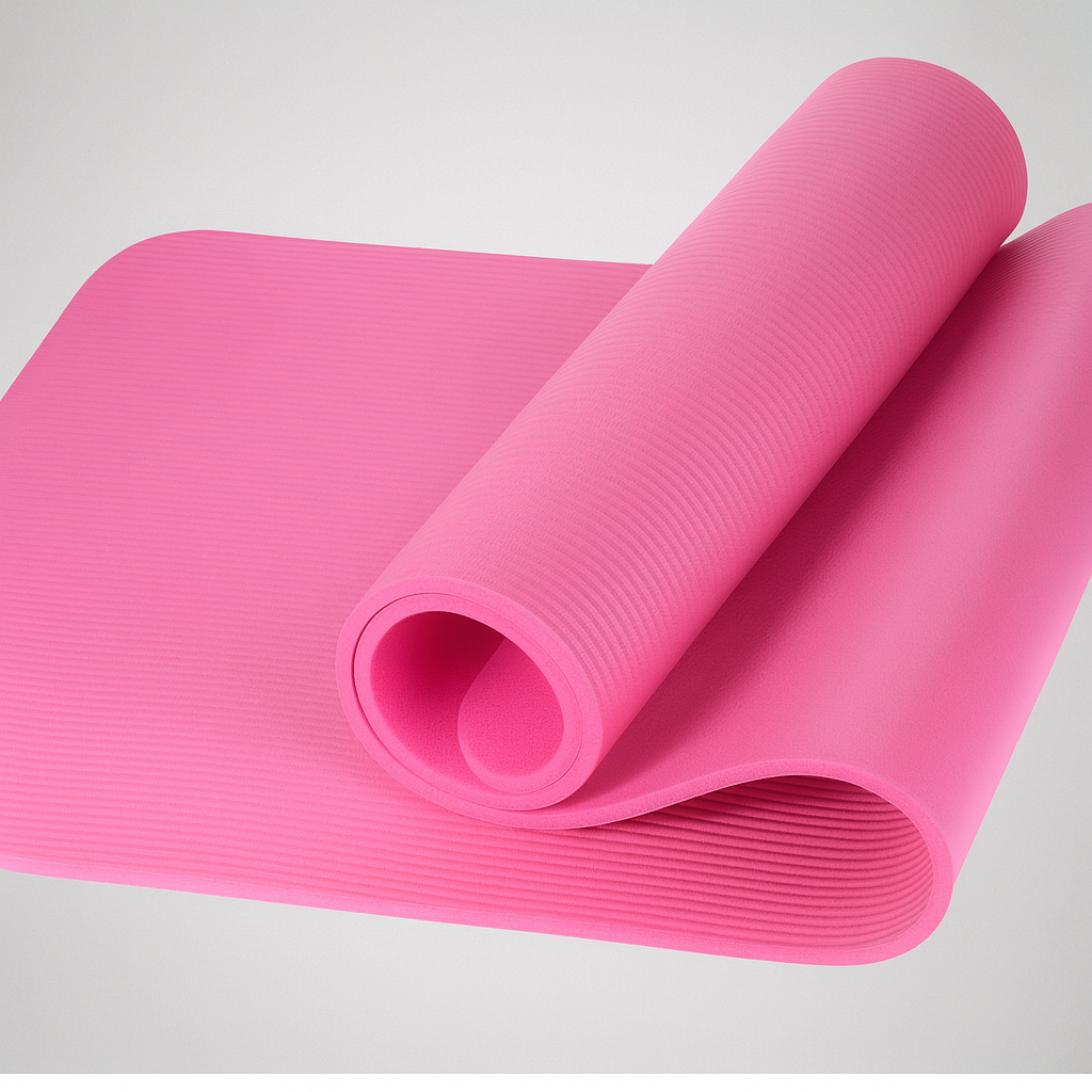NBR Textured Yoga Mat – Extra Thick, Non-Slip & Cushioned for Comfort by Wave & Hang