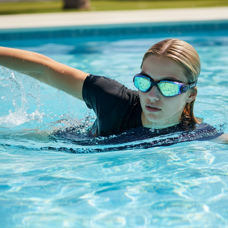 Aouloves Swim Goggles: Anti-Fog, No Leak, Clear Vision for All by Wave & Hang