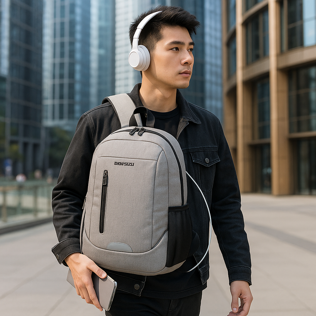 🎒 Dual Leisure Travel Laptop Backpack – Waterproof, Lightweight & Multi-Compartment