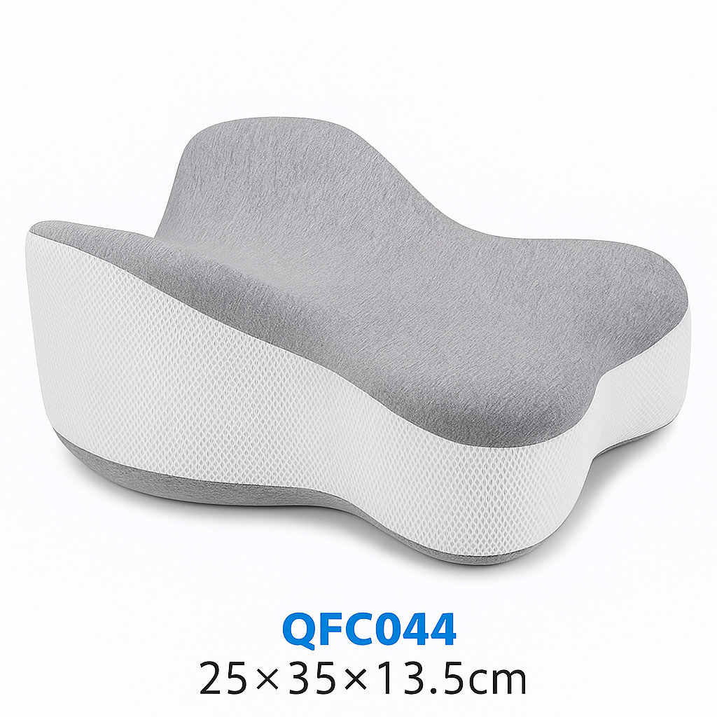 Orthopedic Memory Foam Pillow For Neck And Spine Alignment With Ergonomic Support And Breathable Cover by Wave & Hang