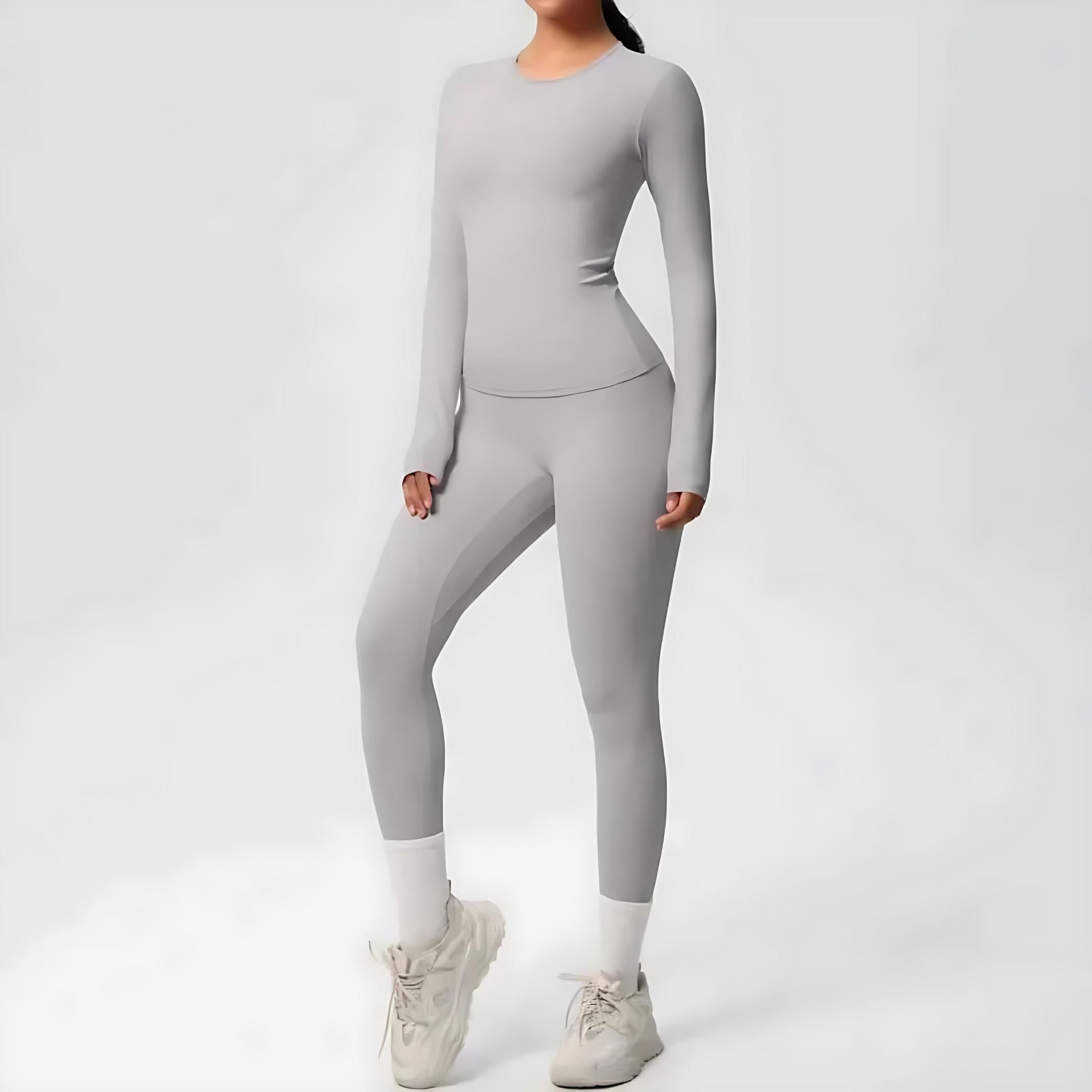 Premium Double-Sided Yoga Suit – Seamless, Stretch & Comfort by Wave & Hang