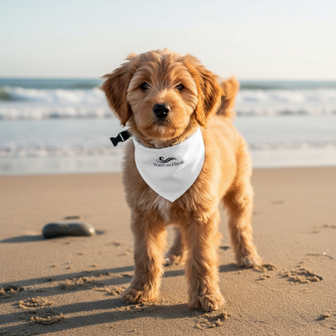 Wave and Hang Pet Bandana Collar | Adjustable, Chic Design