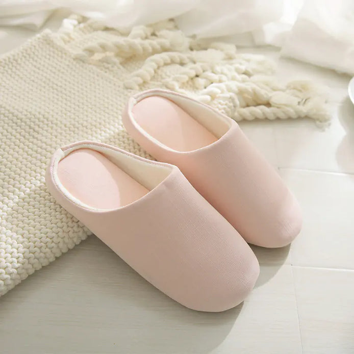 Indoor Cotton-Linen Home Slippers – Anti-Slip, Breathable, Soft Comfort Shoes for All Seasons