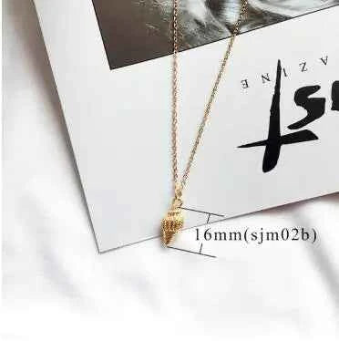 Alloy Shell Necklace | Ocean Life Pendant for Women – Elegant Beach Jewelry Gift