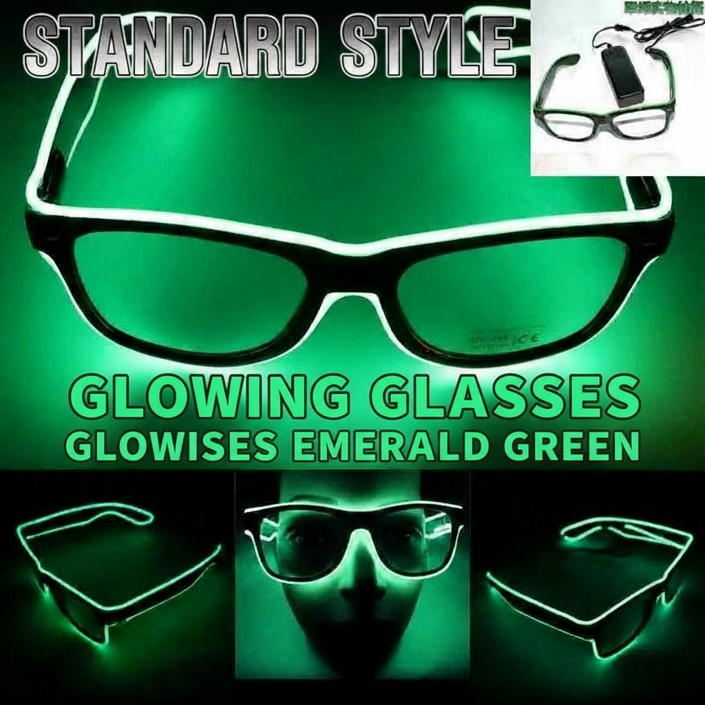 LED Neon Glasses – Voice-Activated Party Shades for Raves by Wave & Hang