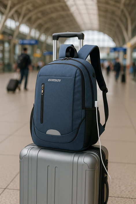 Dual Leisure Travel Laptop Backpack – Waterproof, Lightweight & Multi-Compartment