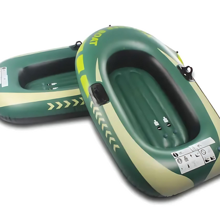 Small PVC Inflatable Boat – Portable Water Raft for Fishing, Leisure & Adventure | Durable 1-Person Inflatable Dinghy with Optional Pump