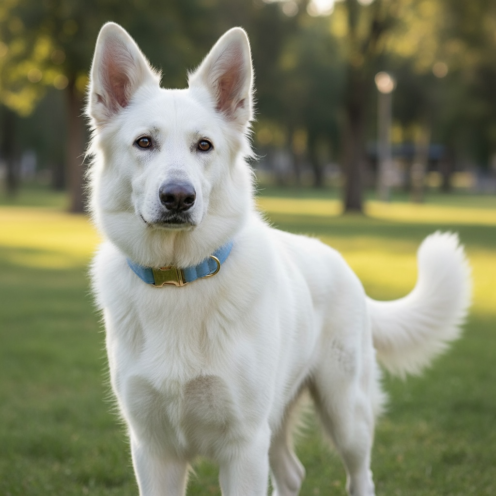 Luxury Blue Velvet Dog Collar & Leash Set – Stylish Comfort for All Breeds by Wave & Hang