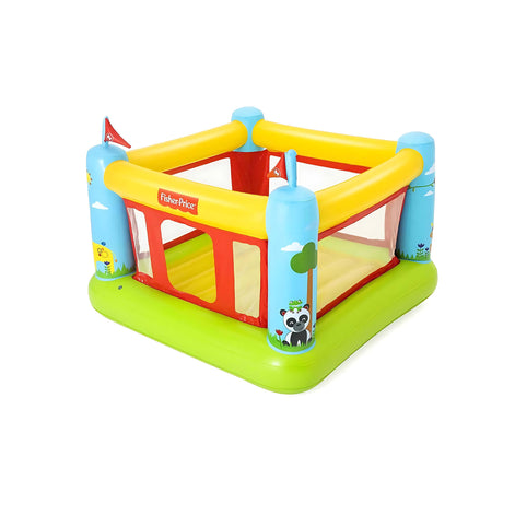Fisher-Price Bouncetastic Inflatable Bouncer Indoor and Outdoor Jump House for Toddlers by Wave & Hang
