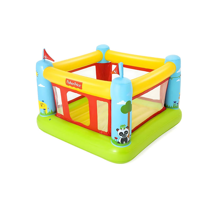 Fisher-Price Bouncetastic Inflatable Bouncer Indoor and Outdoor Jump House for Toddlers by Wave & Hang