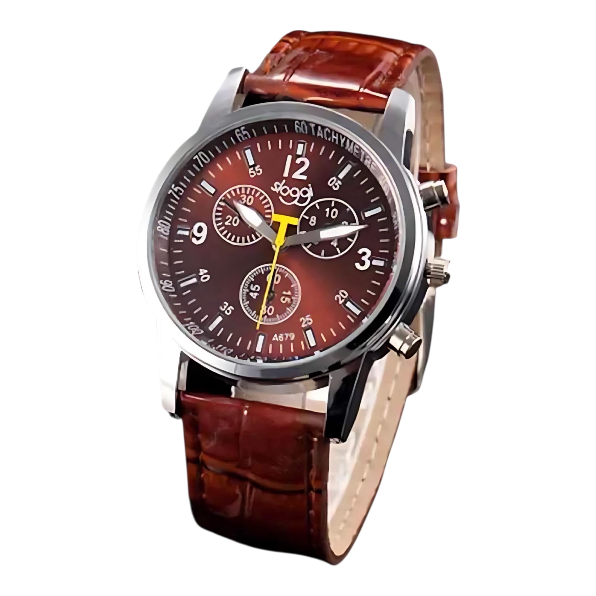 Unisex Fashion Leather Quartz Watch – Casual & Elegant Style by Wave & Hang