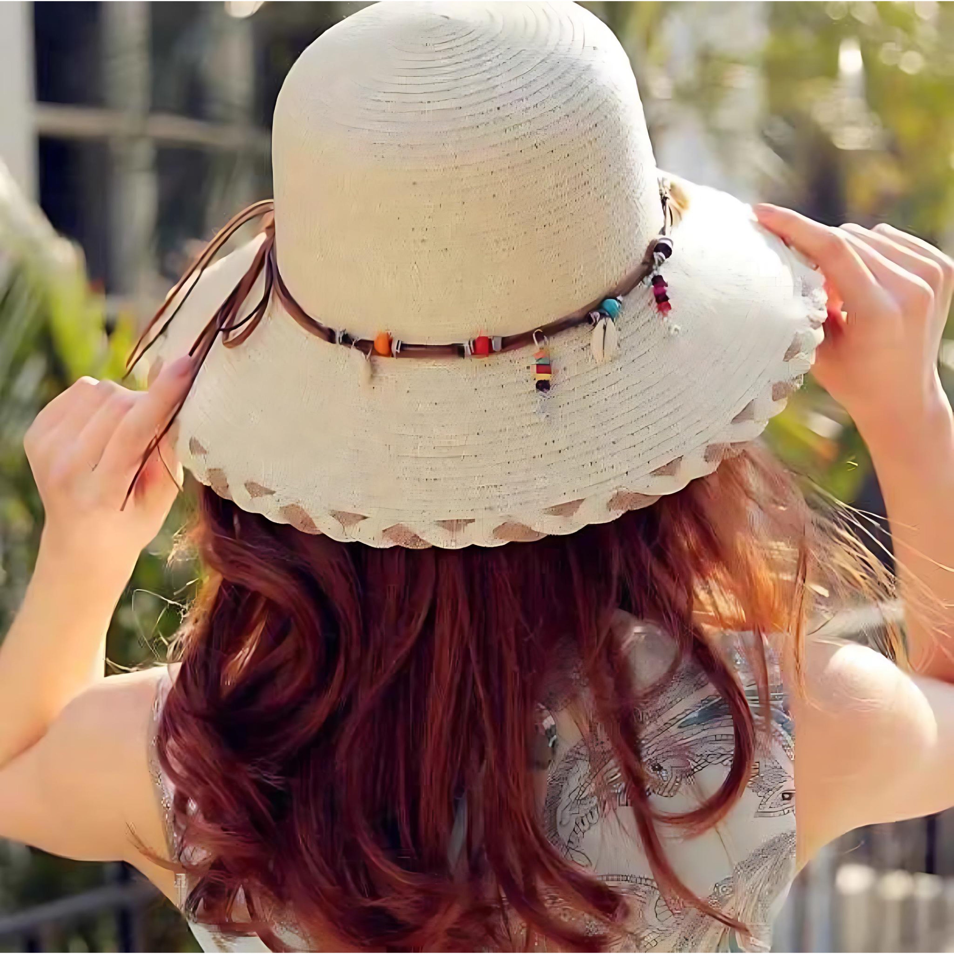 Versatile Summer Straw Hat for Women | UV Protection & Style by Wave & Hang