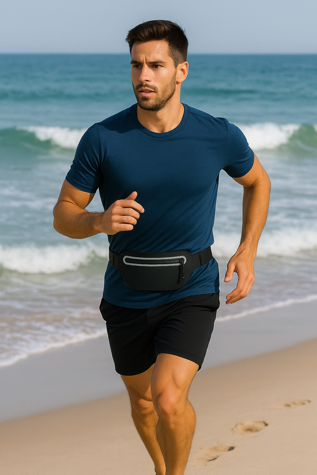 MOVOYEE Waterproof Dry Bag Fanny Pack Slim Waist Pouch For Swimming Running Hiking Travel by Wave & Hang