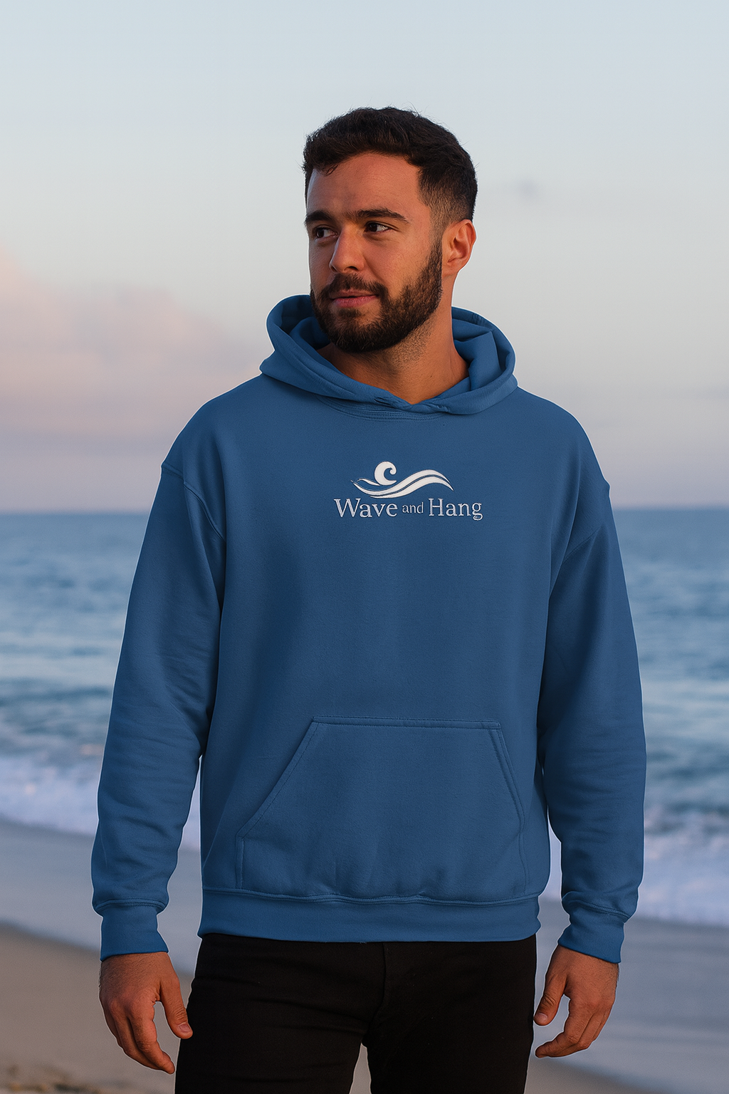Wave and Hang Unisex Heavy Blend Hoodie | Gildan 18500