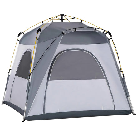 Outsunny 4 Person Pop Up Tent - Quick Setup and Spacious Design
