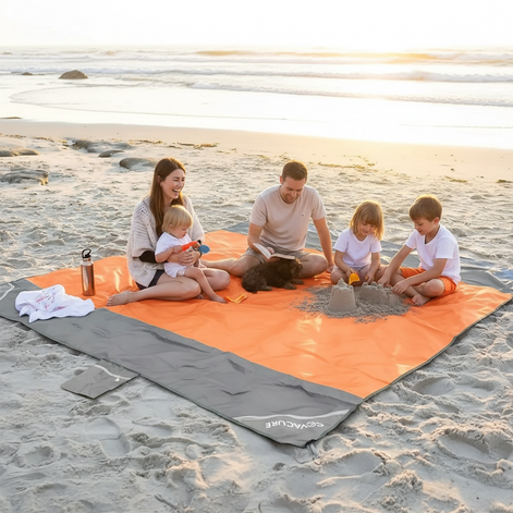 Covacure Extra Large Beach Blanket - Waterproof & Sandproof