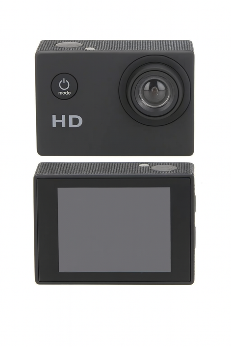 1080p Waterproof Sports Action Camera with HD Recording & Underwater Housing