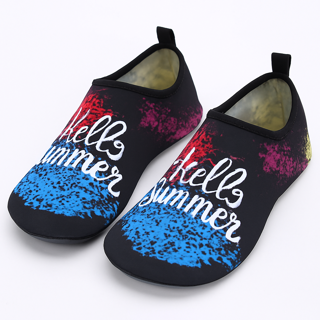 Outdoor Barefoot Water Shoes Unisex Lightweight Quick Dry Aqua Socks for Men Women All Terrain Beach Pool by Wave & Hang