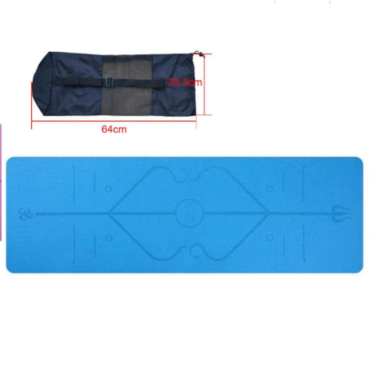 Non-Slip Fitness Yoga Mat – Cushioned, Durable & Lightweight for All Workouts